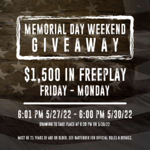 Memorial Day Weekend Giveaway