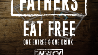 Fathers eat free on Father's Day